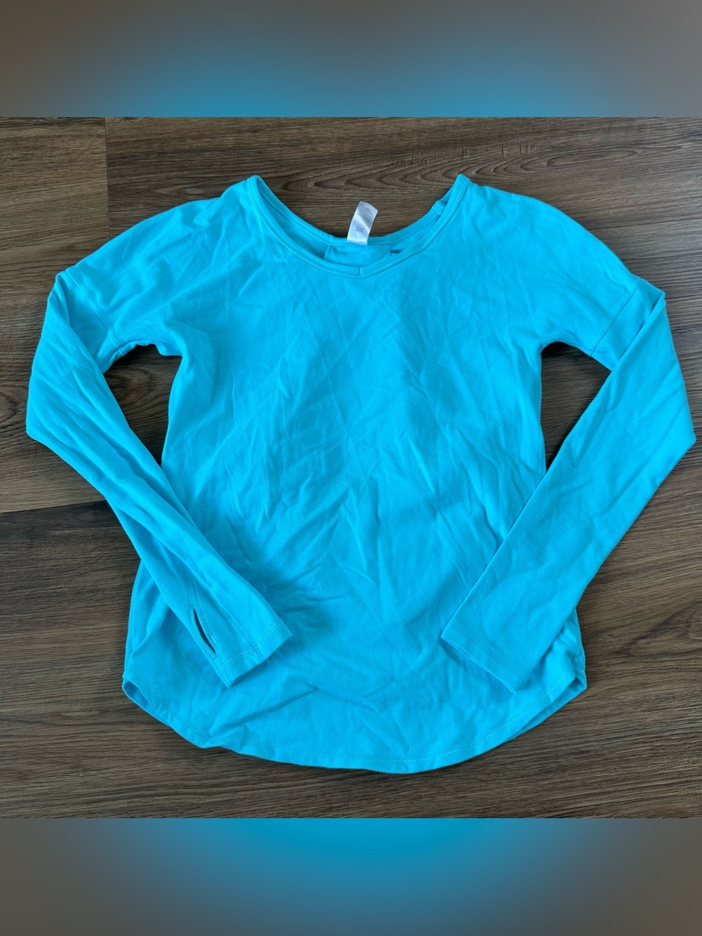 Ivivva By Lululemon Blue Long Sleeve Shirt Athletic Girls 10 Soft Stretchy EUC